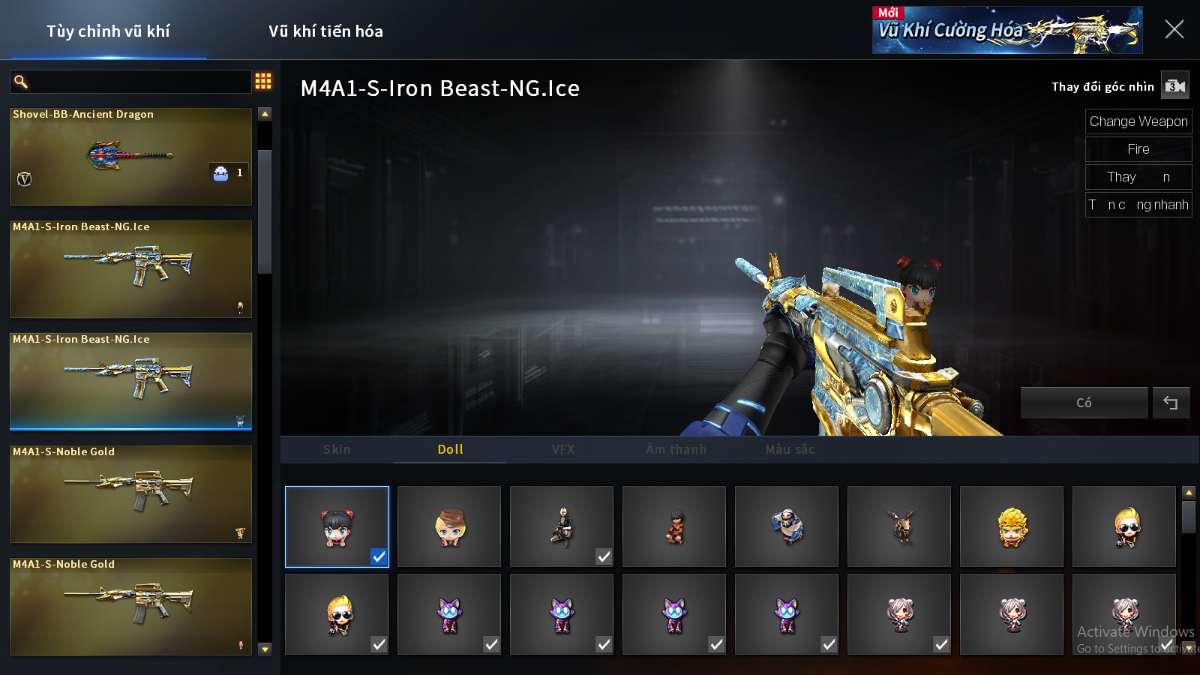 shop acc cf uy tin gia re